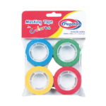 CINTA MASKINTAPE PAQUETE DE COLORES X 4 ROLLOS PEGAFÁN