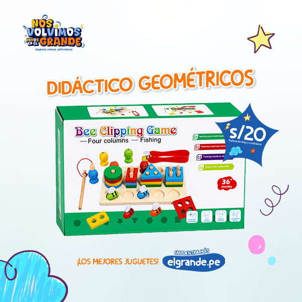 JUEGO DIDÁCTICO GEOMÉTRICO